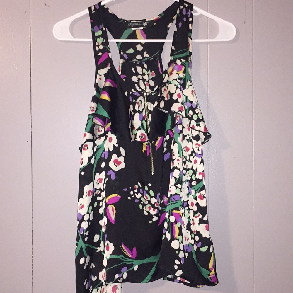 Floral tank top